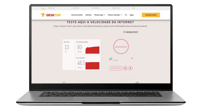 Como testar a velocidade da internet - Blog Desktop