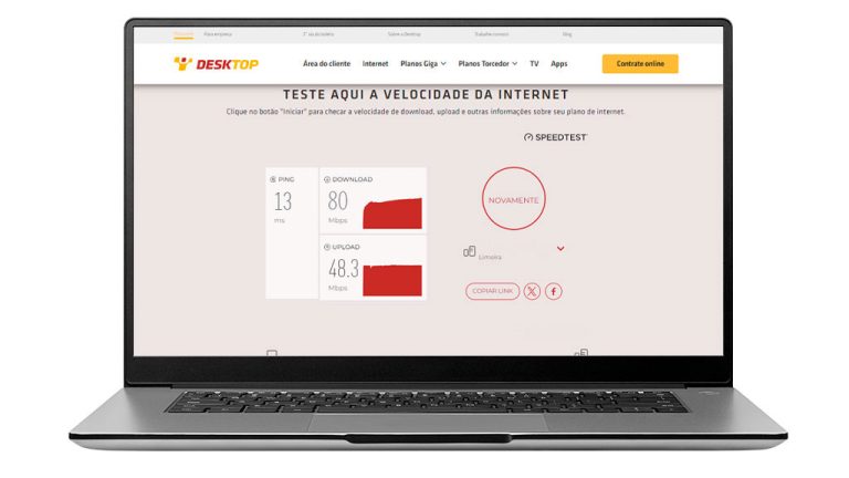 INTERNET TESTAR VELOCIDADE DA INTERNET visual data 6