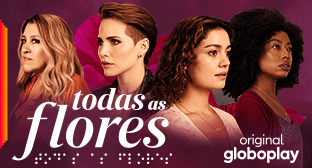 Imagem da telenovela Todas as flores que está disponível para assistir por meio do aplicativo Globoplay