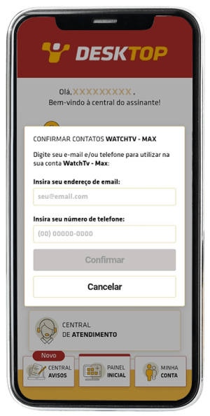 Passo 6 para ativar HBO Max com o seu plano Desktop no celular