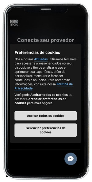 Passo 15 para ativar HBO Max com o seu plano Desktop no celular