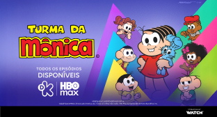 Banner da Turma da Mônica, disponível na HBO Max com planos de internet Desktop