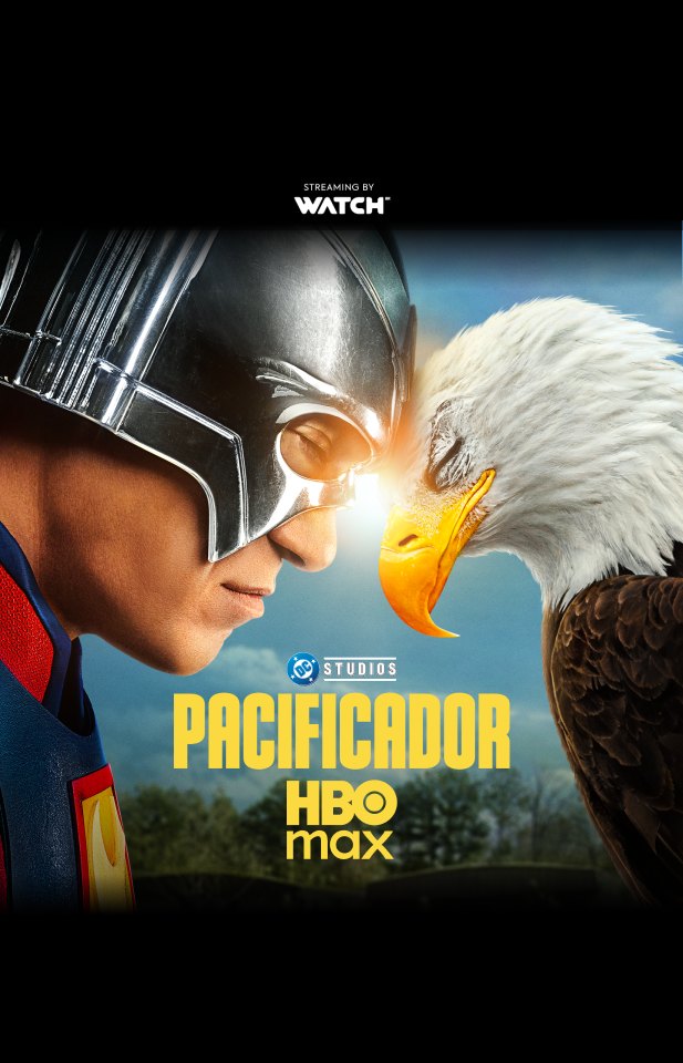 Banner da série Pacificador, disponível na HBO Max com a Desktop Internet
