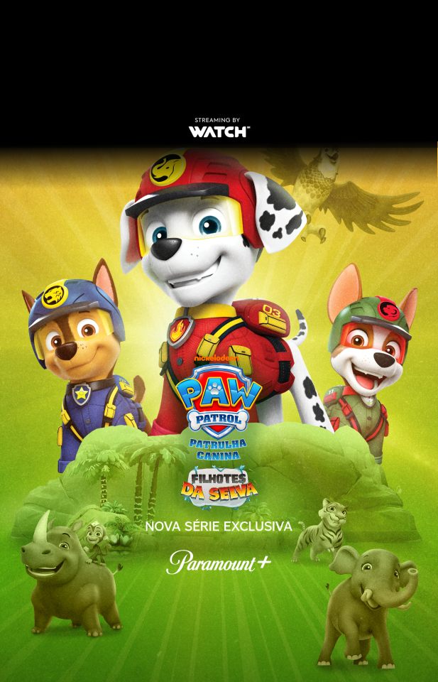 Assista a Patrulha Canina no Watch com a Desktop Banner do Patrulha Canina, disponível no Watch com a Desktop Internet