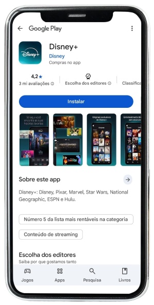 Como ativar o Disney+ no app da Desktop pelo celular