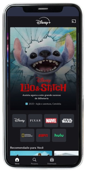 Como ativar o Disney+ no app da Desktop pelo celular