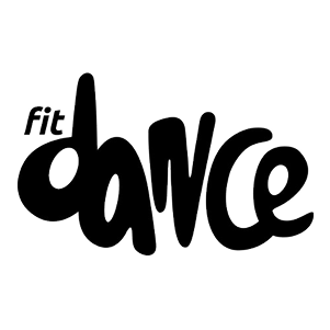 Logo do programa de aulas de danças Fit Dance, disponível em planos da Desktop Internet.