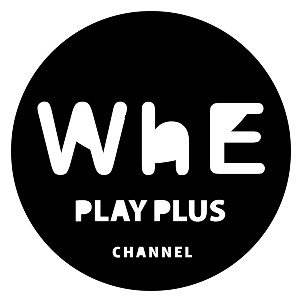 Logo do Whe Play Plus Channel, disponível em planos da Desktop Internet.