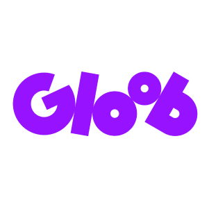 Logo do canal Gloob, disponível em planos da Desktop Internet.