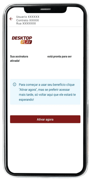 Passo 05 para ativar o serviço Desktop Play