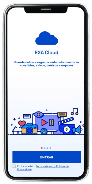 Passo 8 para ativar Exa Cloud no app da Desktop pelo celular