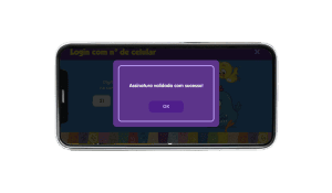 Passo 13 para ativar Galinha Pintadinha no app da Desktop pelo celular