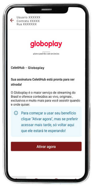 Passo 5 para ativar Globoplay no app da Desktop pelo celular