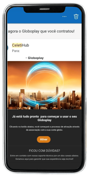 Passo 8 para ativar Globoplay no app da Desktop pelo celular