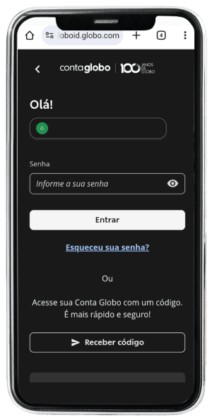 Passo 15 para ativar Globoplay no app da Desktop pelo celular