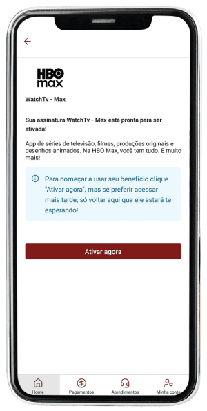 Passo 5 para ativar HBO Max no app da Desktop pelo celular