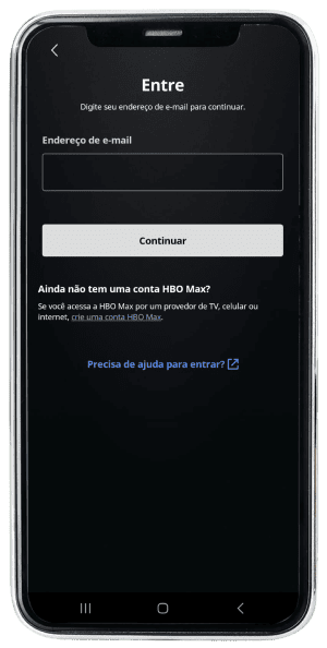 Passo 15 para ativar HBO Max no app da Desktop pelo celular
