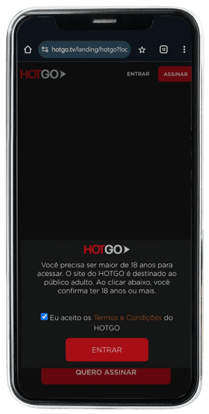 Passo 8 para ativar HotGo no app da Desktop pelo celular