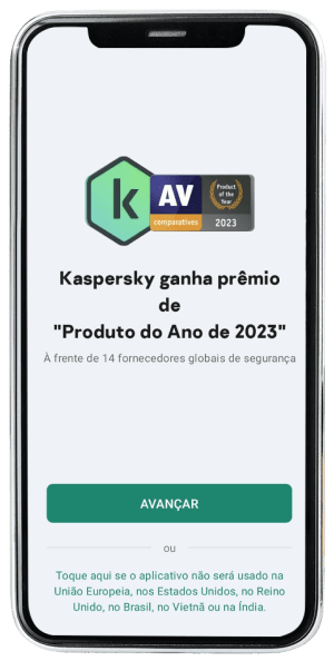 Passo 21 para ativar Kaspersky no app da Desktop pelo celular