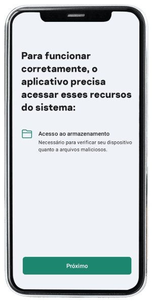Passo 23 para ativar Kaspersky no app da Desktop pelo celular