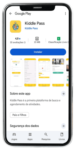 Passo 7 para ativar Kiddle Pass no app da Desktop pelo celular