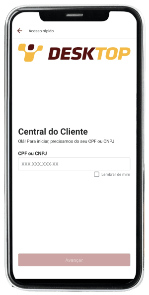 Passo 1 para ativar MediQuo no app da Desktop pelo celular