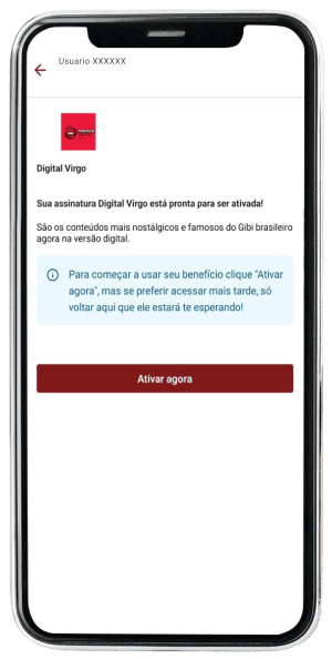 Passo 5 para ativar Monicaverso no app da Desktop pelo celular