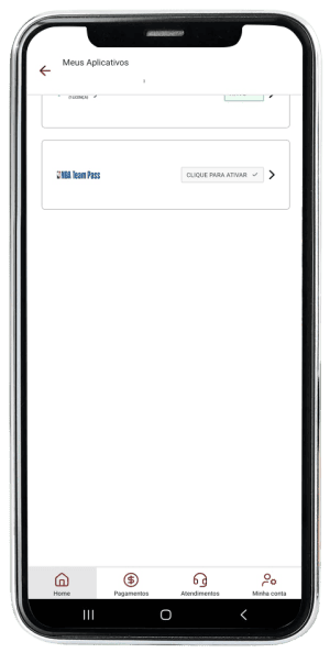 Passo 4 para ativar NBA Team Pass no app da Desktop pelo celular