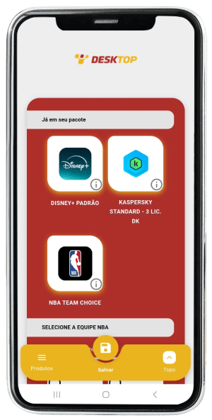 Passo 9 para ativar NBA Team Pass no app da Desktop pelo celular