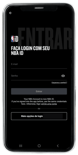 Passo 13 para ativar NBA Team Pass no app da Desktop pelo celular