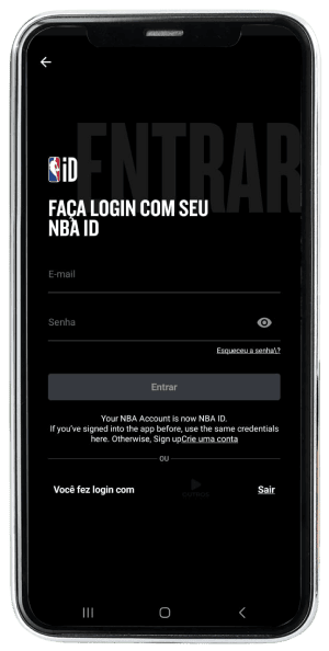 Passo 18 para ativar NBA Team Pass no app da Desktop pelo celular