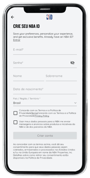 Passo 19 para ativar NBA Team Pass no app da Desktop pelo celular