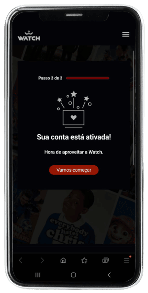 Passo 10 para ativar Watch no app da Desktop pelo celular