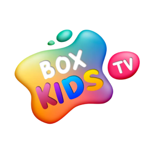 Logo do canal de TV Box Kids TV, disponível com a Desktop Internet.