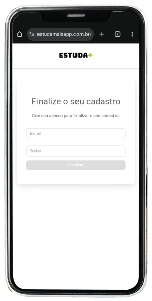 Passo 2 para ativar Estuda+ pelo celular