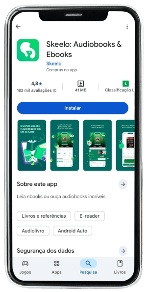 Passo 1 para ativar Skeelo News pelo celular