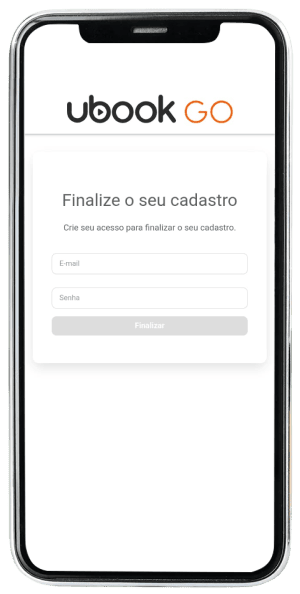 Passo 2 para ativar o app Ubook Go pelo celular